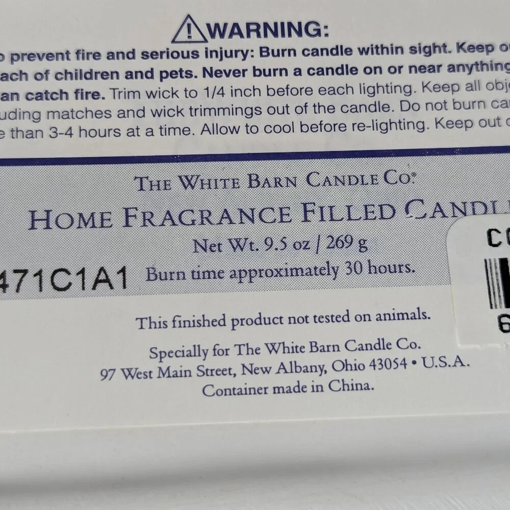 The White Barn Candle Company Holiday Homecoming Handpainted Birdhouse Candle - Picture 8 of 10
